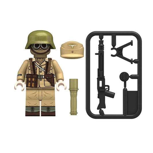 #52 WW2 German North Africa Divison Minifigure