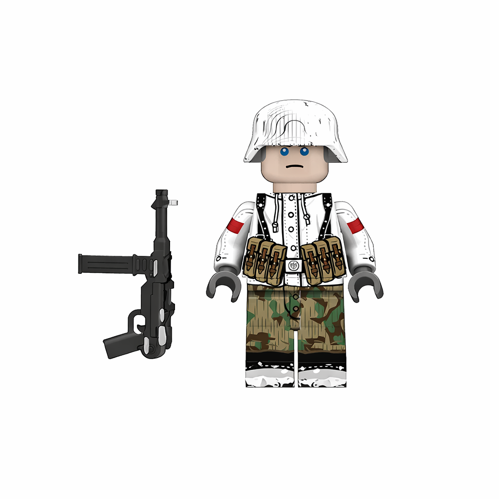 WW2 German Winter Infantry MP40 Minifigure