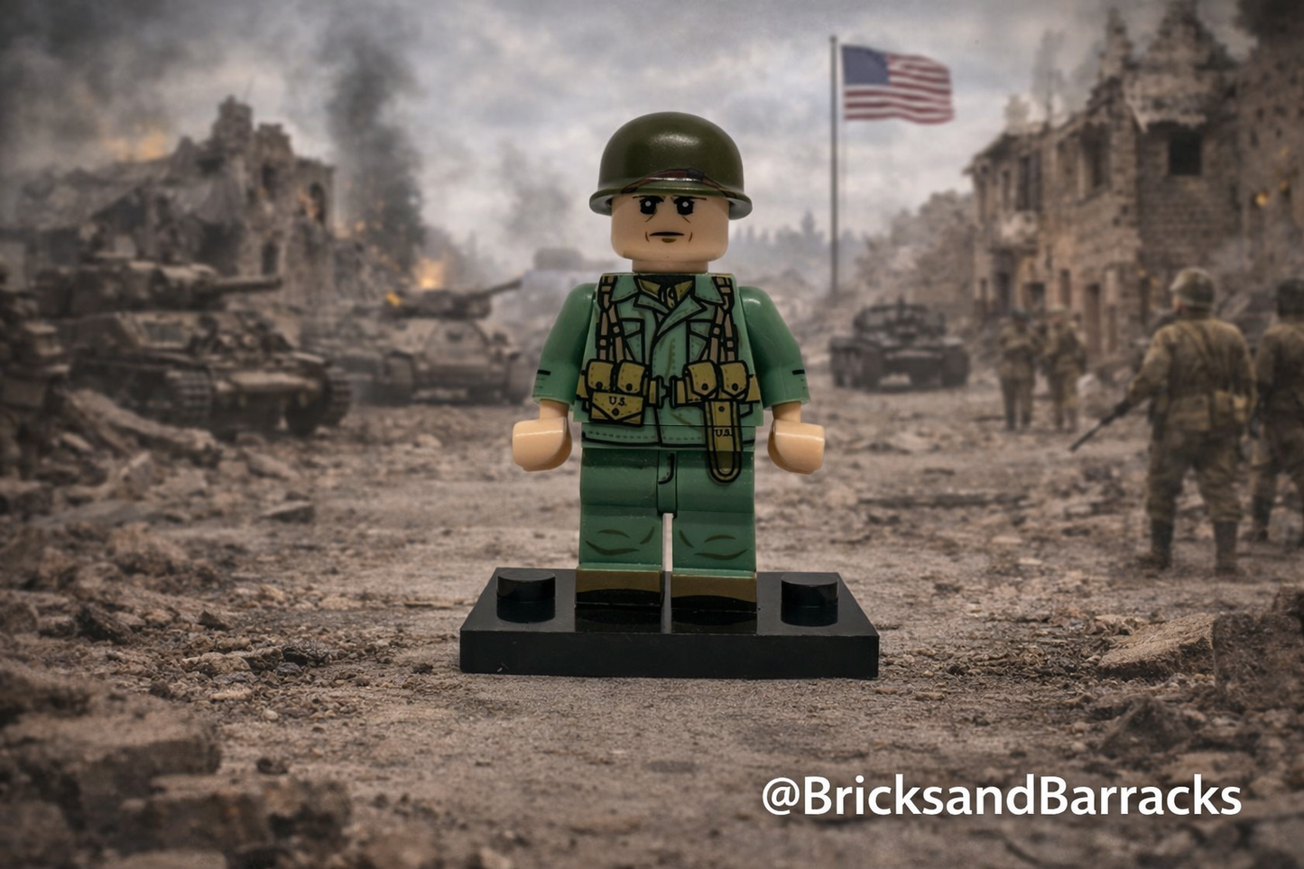 # WW2 US Army Infantry Minifigure (Late war)