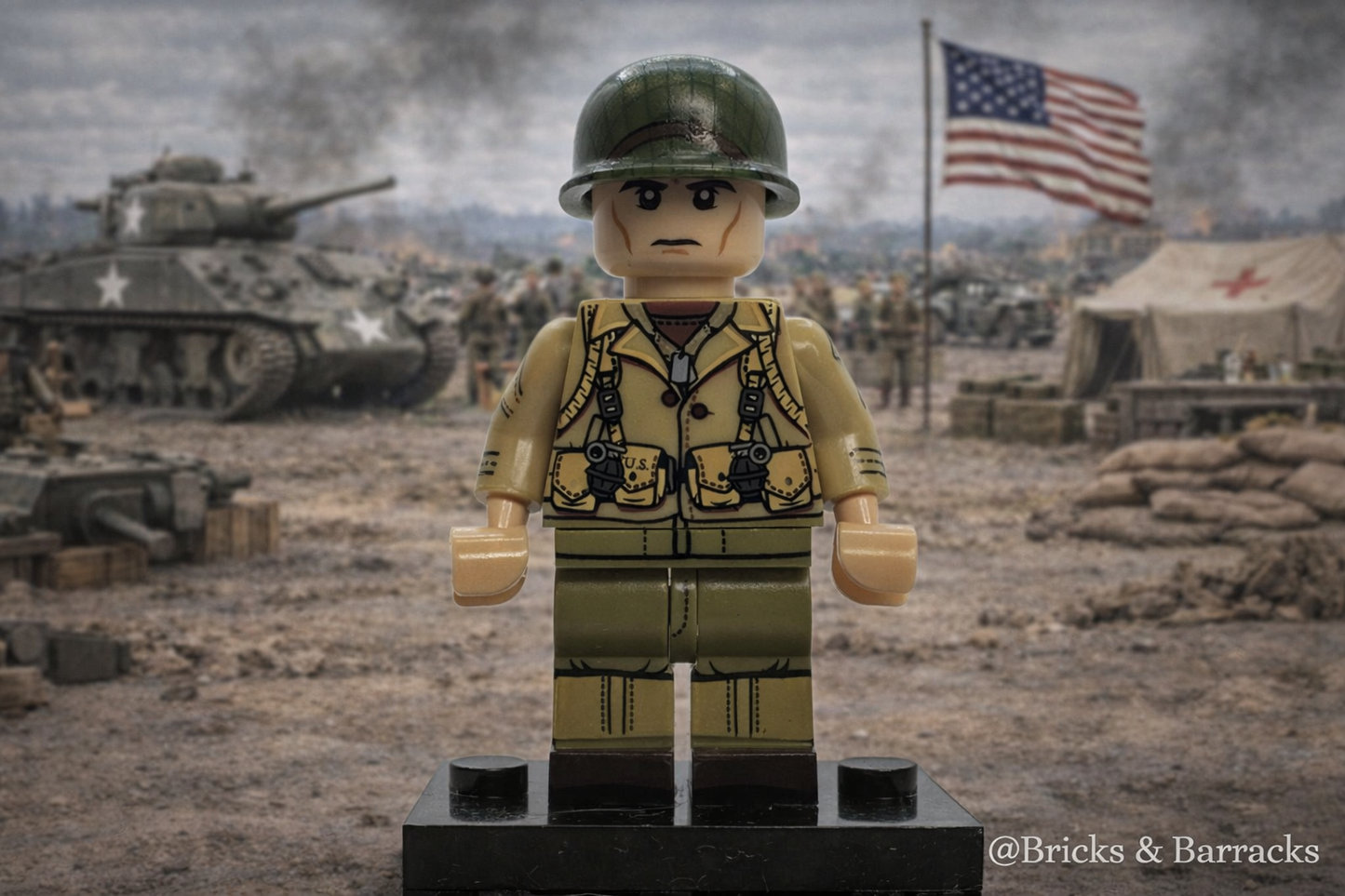 #23 WW2 US Army Private Minifigure