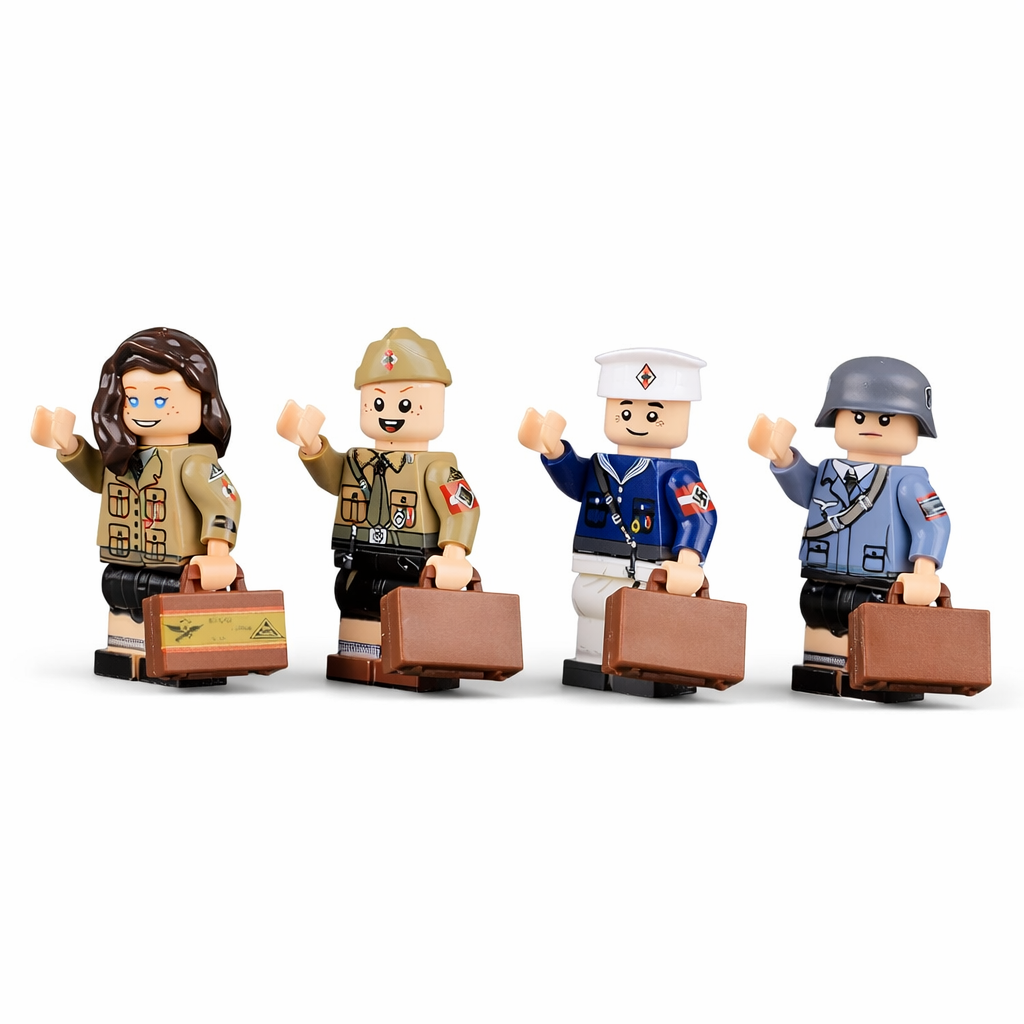 WW2 German Youth Leaders Minifigure x4
