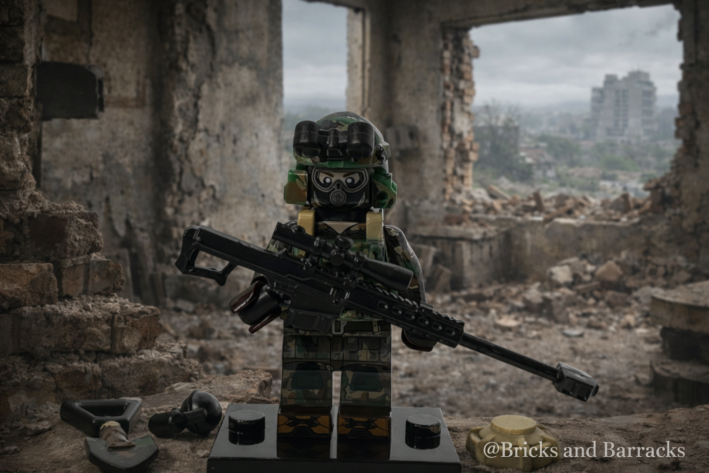 #63 Modern Russian Sniper Minifigure