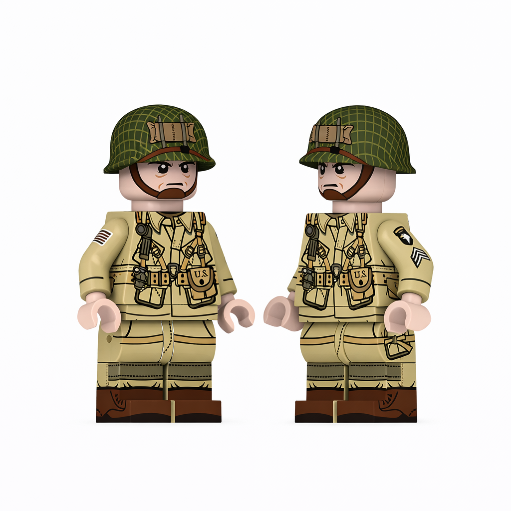 #15 WW2 US Army Airborne Sergeant Minifigure