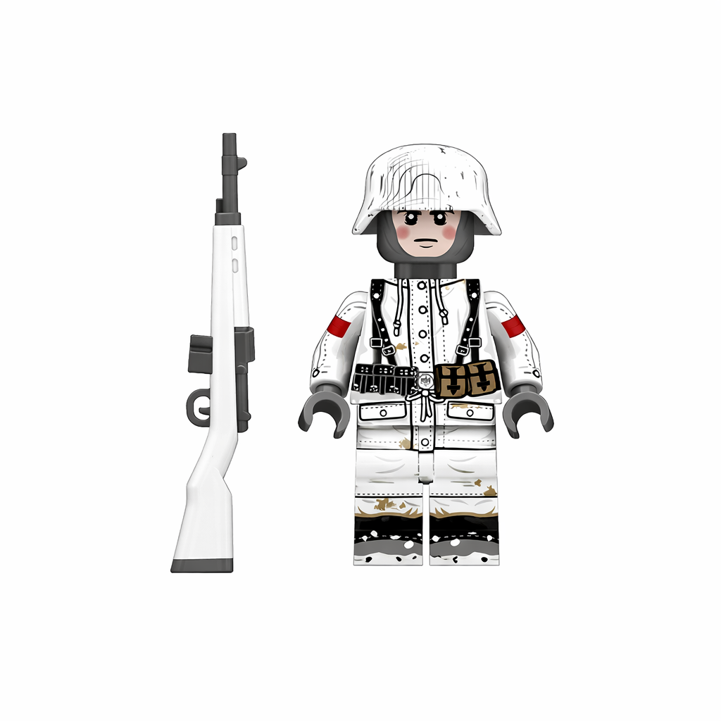 WW2 German Winter Infantry G43 Minifigure