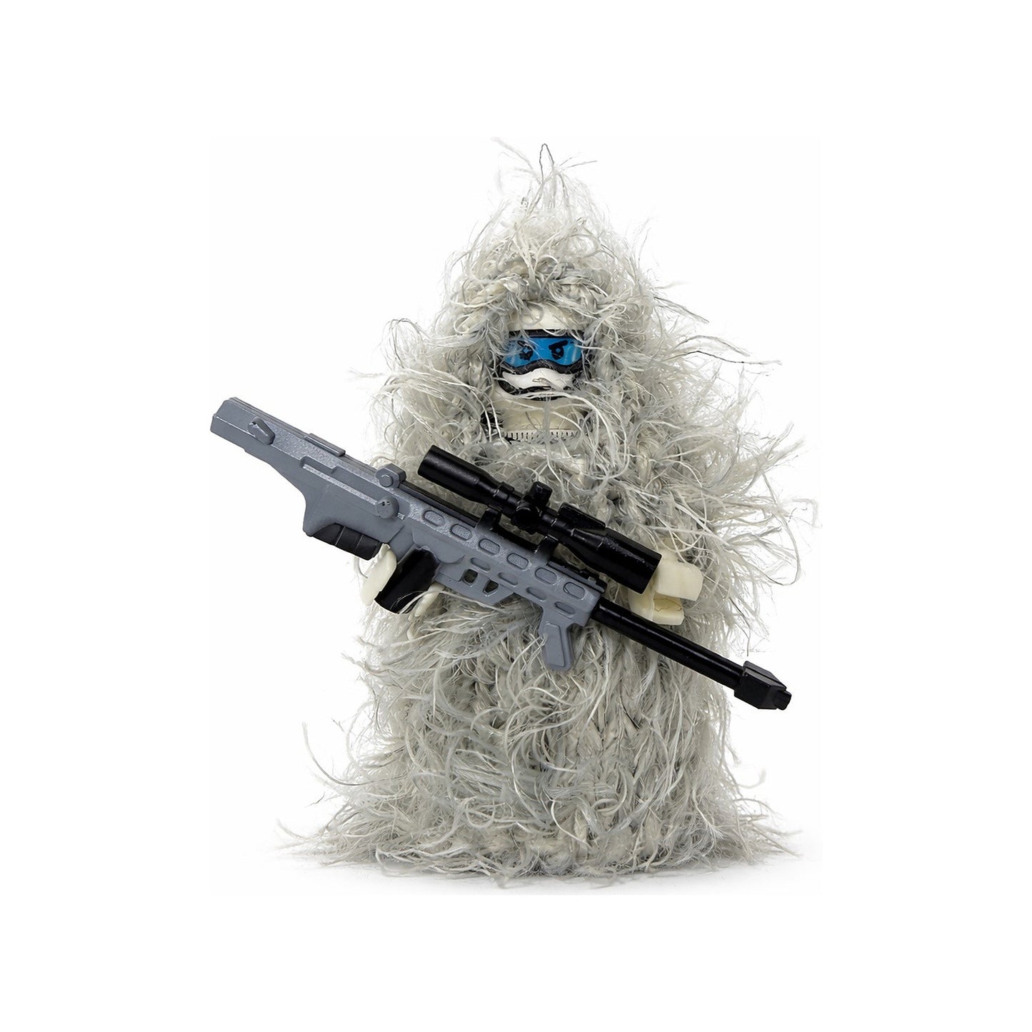 Modern Military Snow Ghillie Suit Minifigure