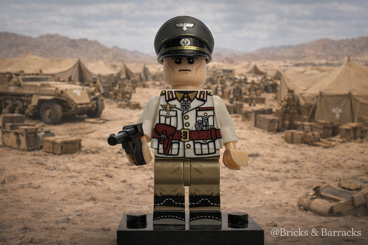 #47 WW2 Erwin Rommel Minifigure (North Africa)