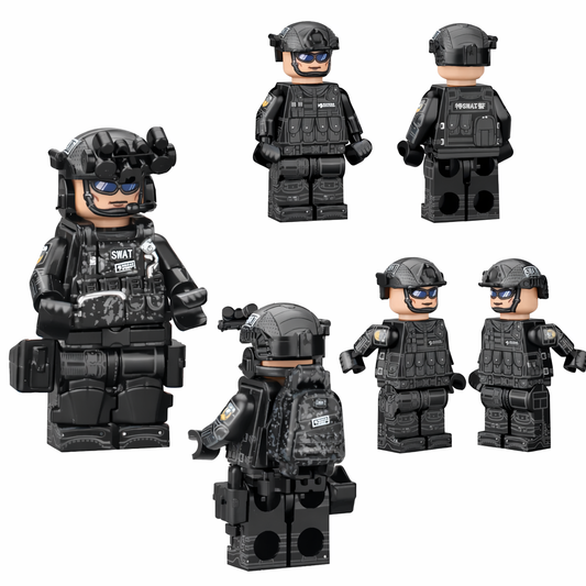 SWAT Armed Police Minifigure