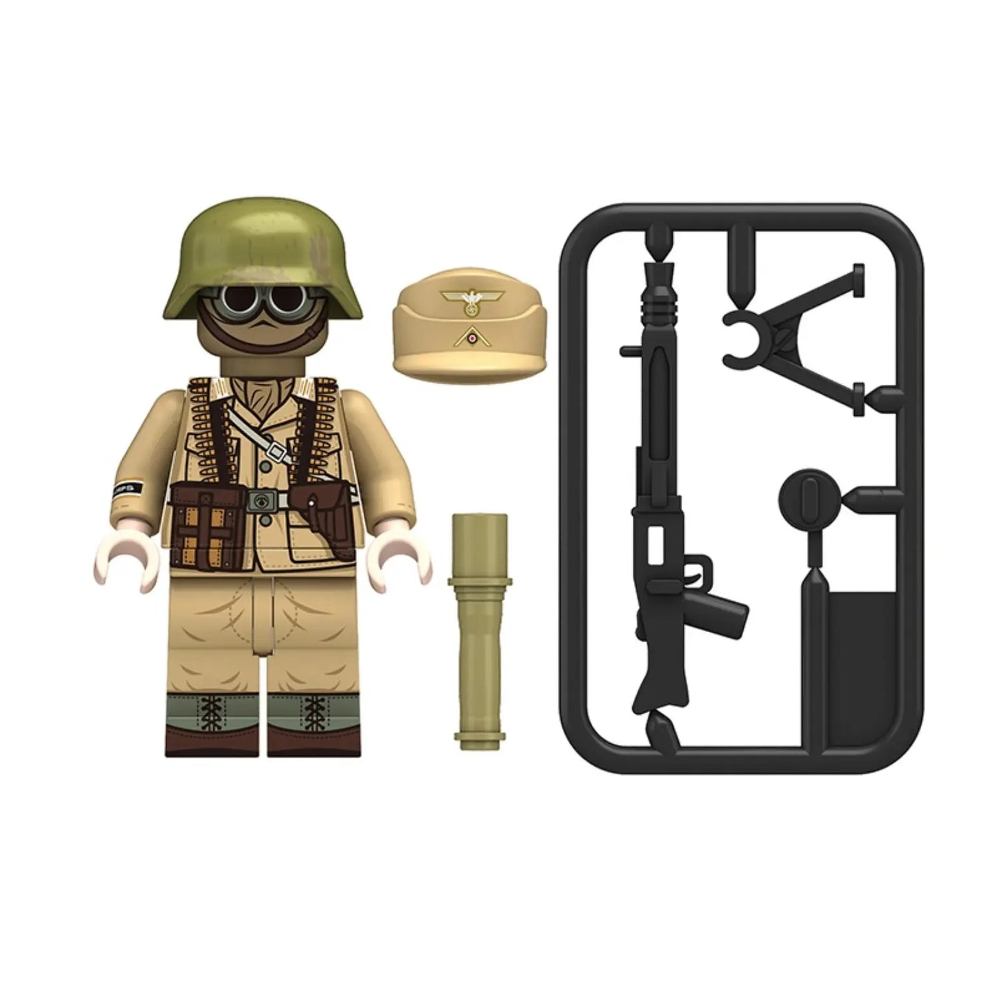 #52 WW2 German North Africa Divison Minifigure