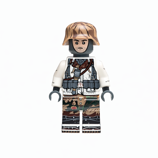 WW2 German Winter Woodland Camo Minifigure