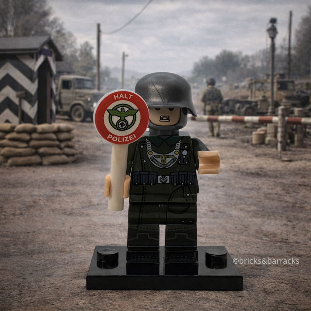 #87 German Military Police Minifigure