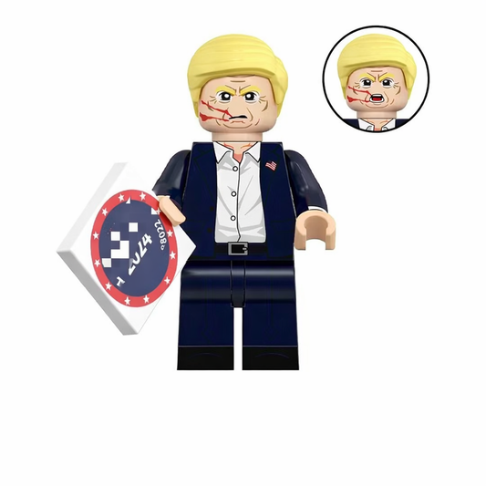 US President Donald Trump 2024 Rally Minifigure