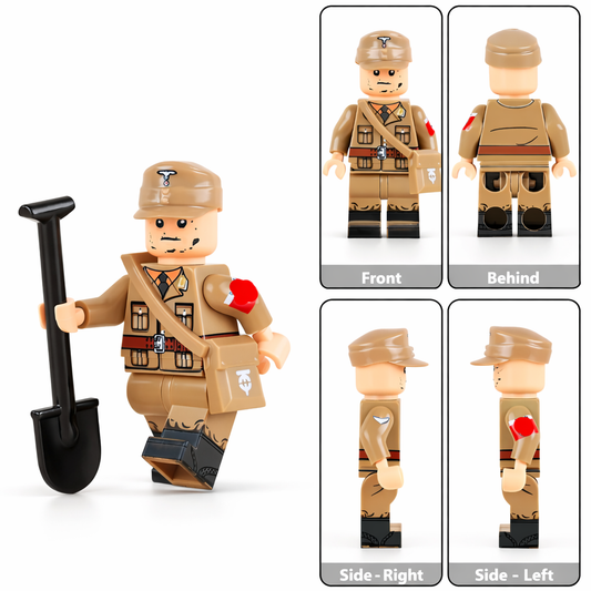 WW2 German Engineer Commander Minifigure