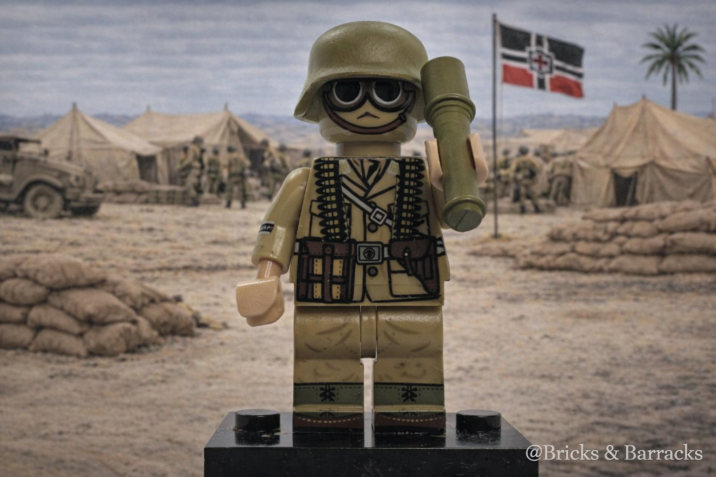 #52 WW2 German North Africa Divison Minifigure