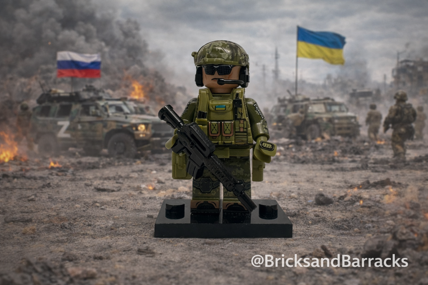 #57 Ukrainian Modern War Minifigure