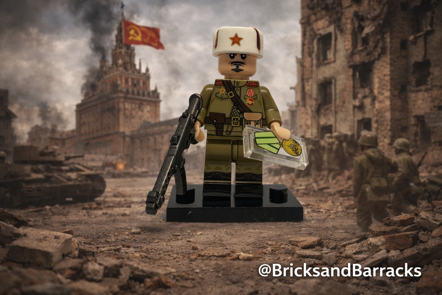 #39 WW2 Soviet Union Infantry Minifigure