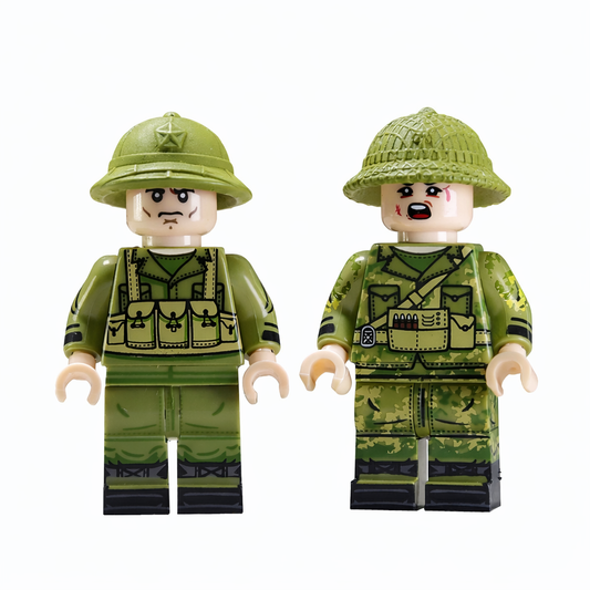 Vietnam War Jungle Infantry Minifigure x2