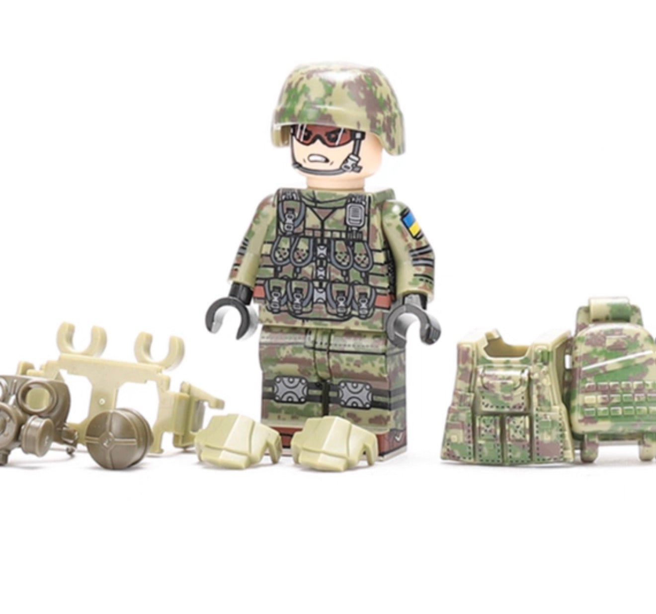 Ukrainian Army Gas Mask Minifigure
