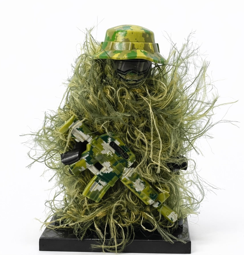 Modern Military Ghillie Suit Minifigure