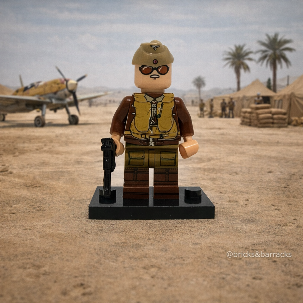 #49 WW2 German North Africa Pilot Minifigure