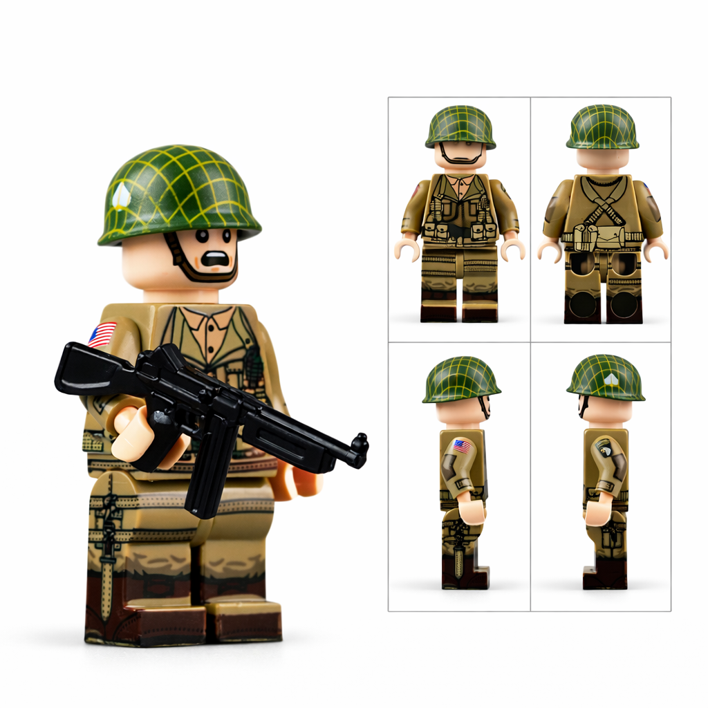 #88 WW2 US Army Airborne Minifigure