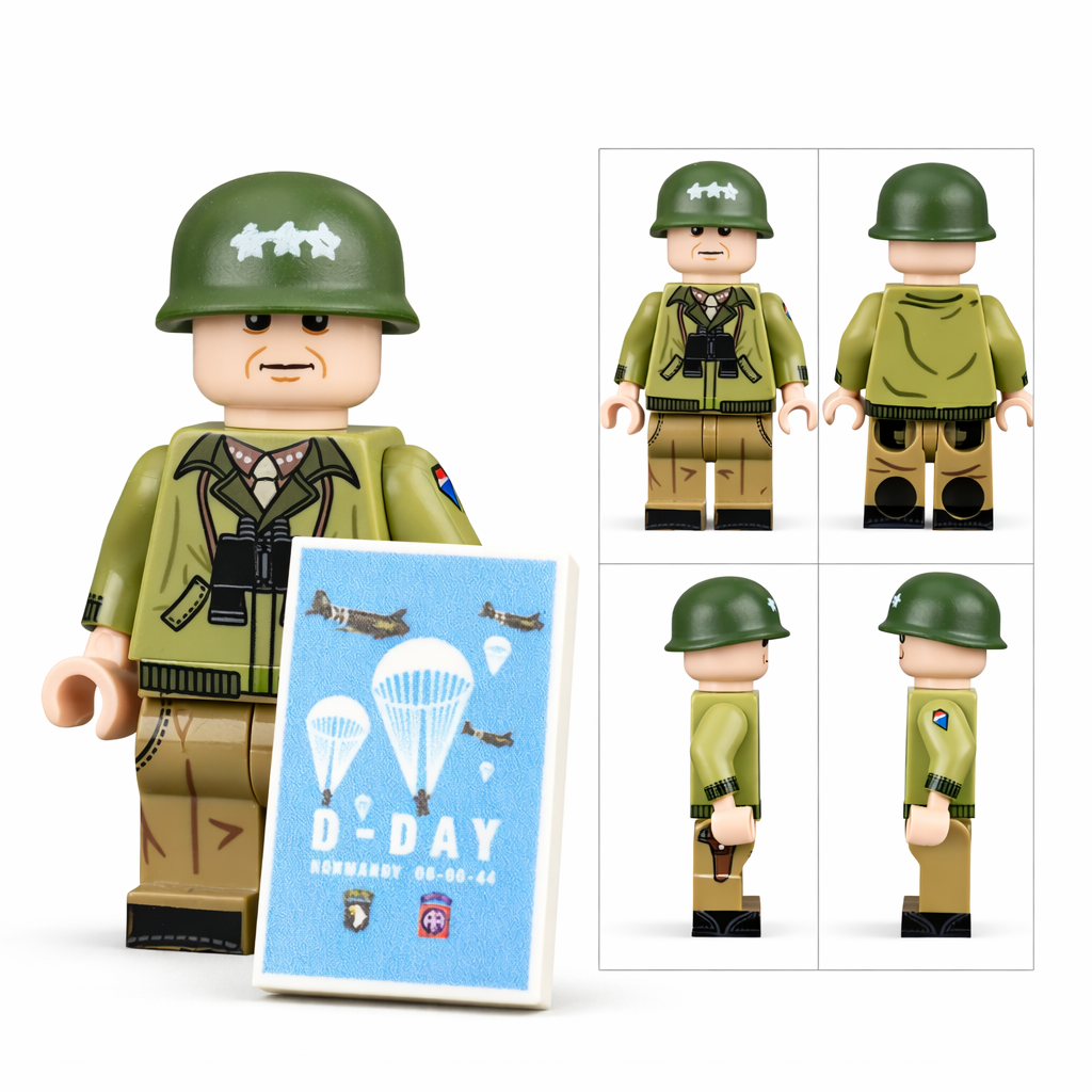 #27 US Military General Bradley Minifigure