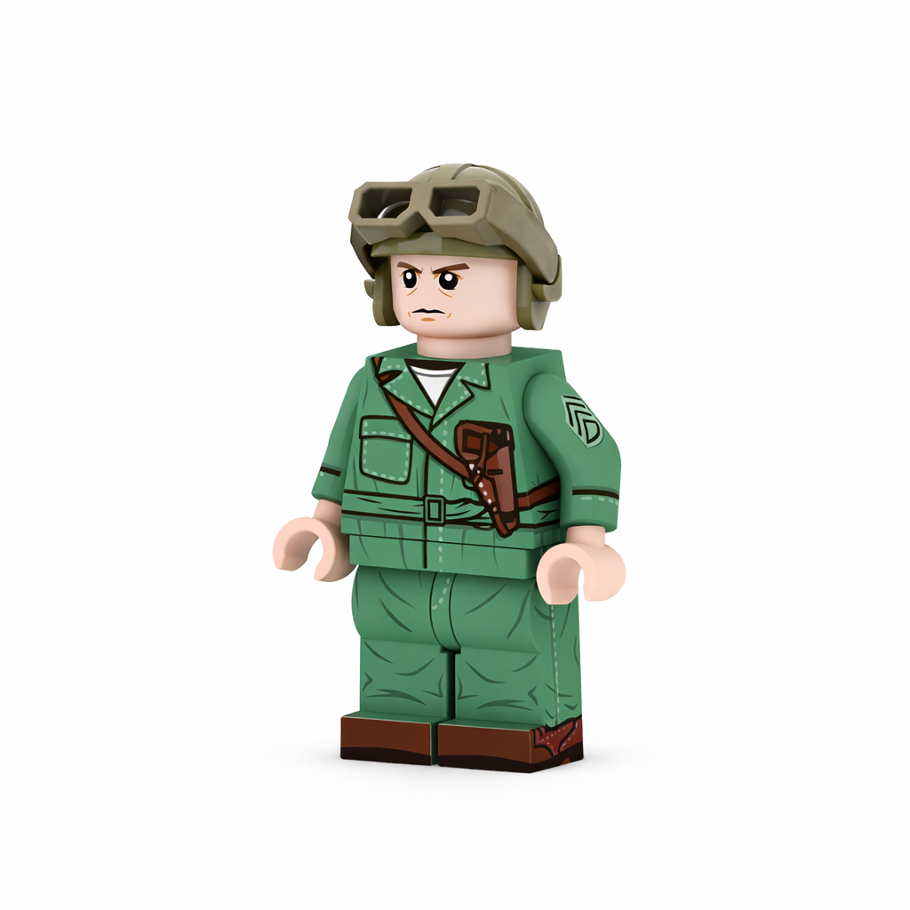 #20 WW2 US Army Tanker/Crewman Minifigure