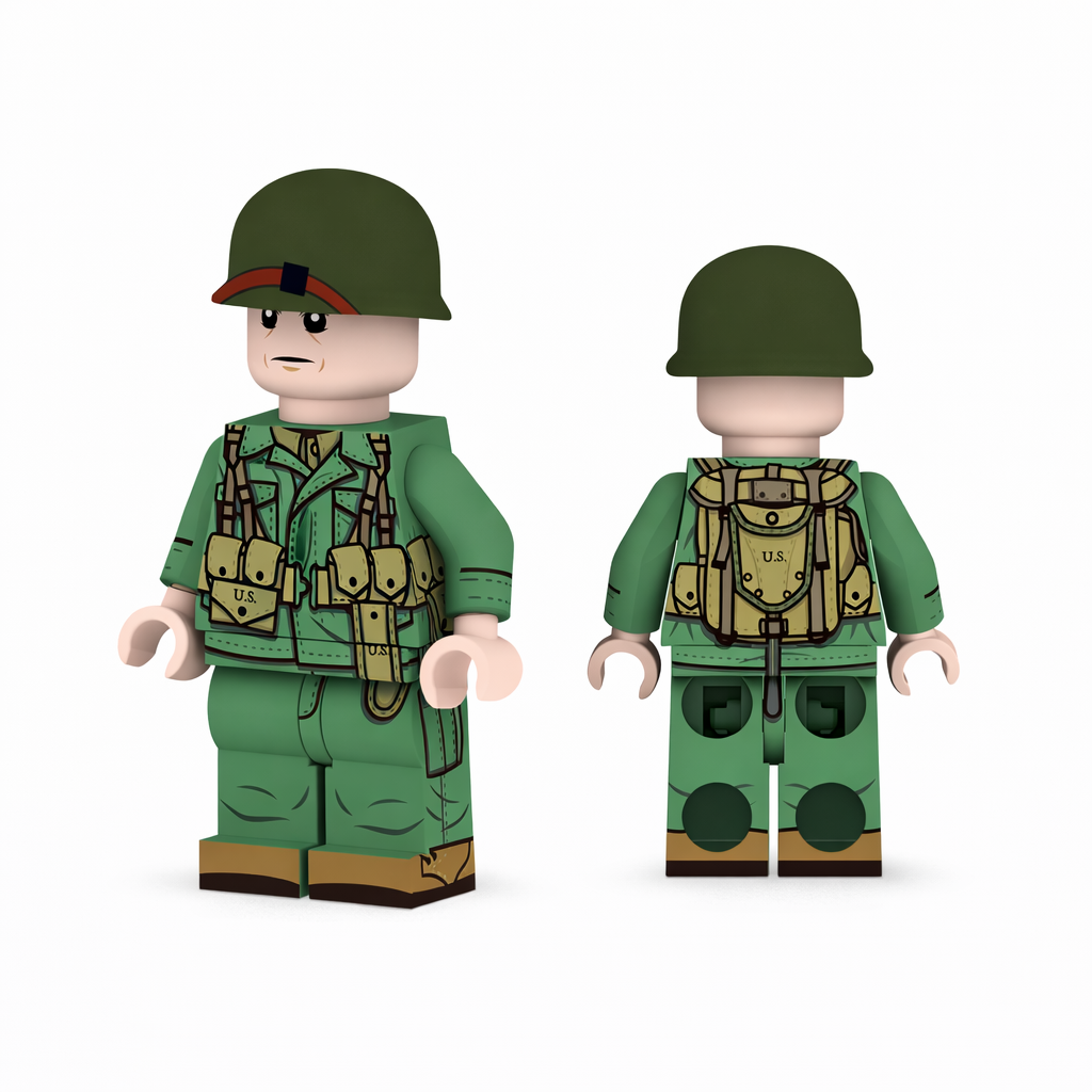 # WW2 US Army Infantry Minifigure (Late war)
