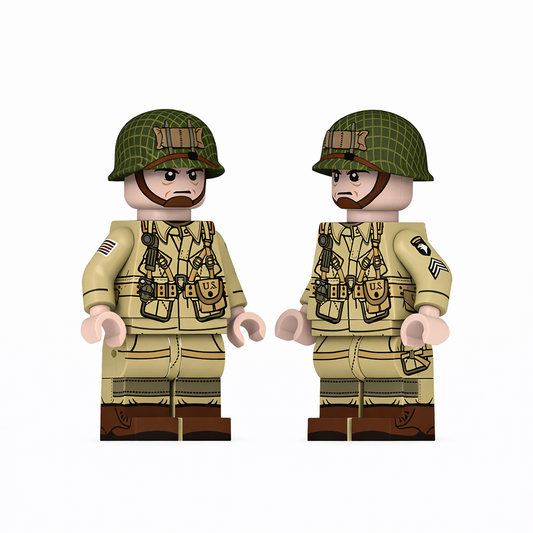 #15 WW2 US Army Airborne Sergeant Minifigure