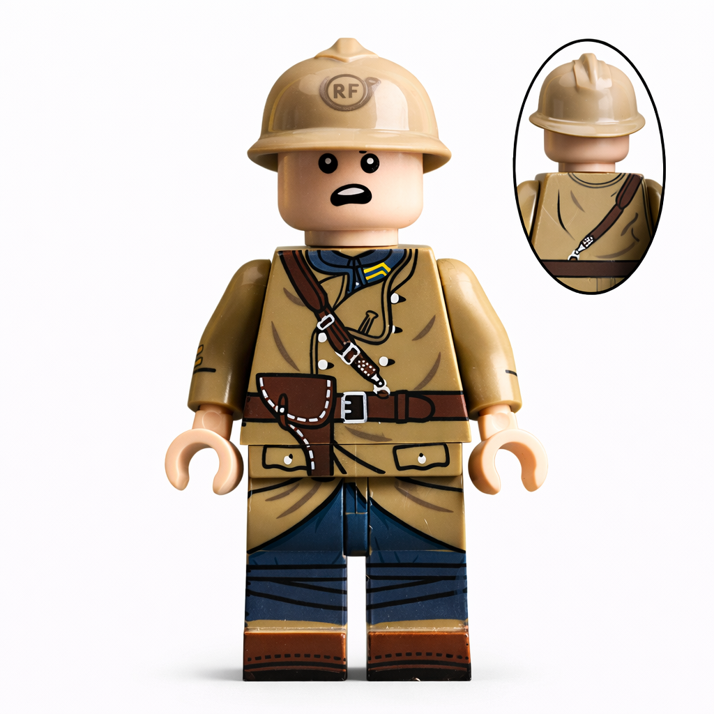 #30 WW2 French Army Officer Minifigure