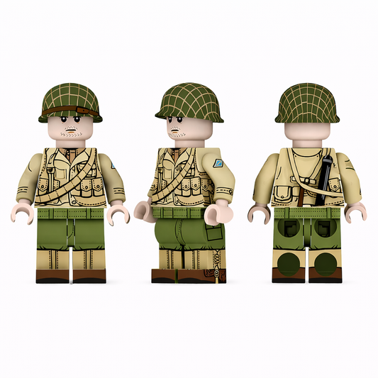 #25 WW2 US Army Infantry Minifigure