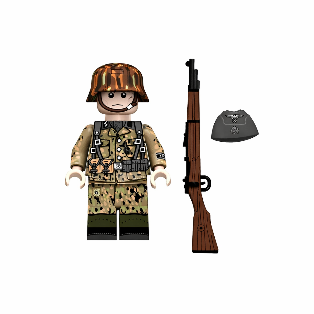 WW2 German Red Pea Dot Camo Minifigure (Kar98k)