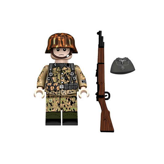 WW2 German Red Pea Dot Camo Minifigure (Kar98k)