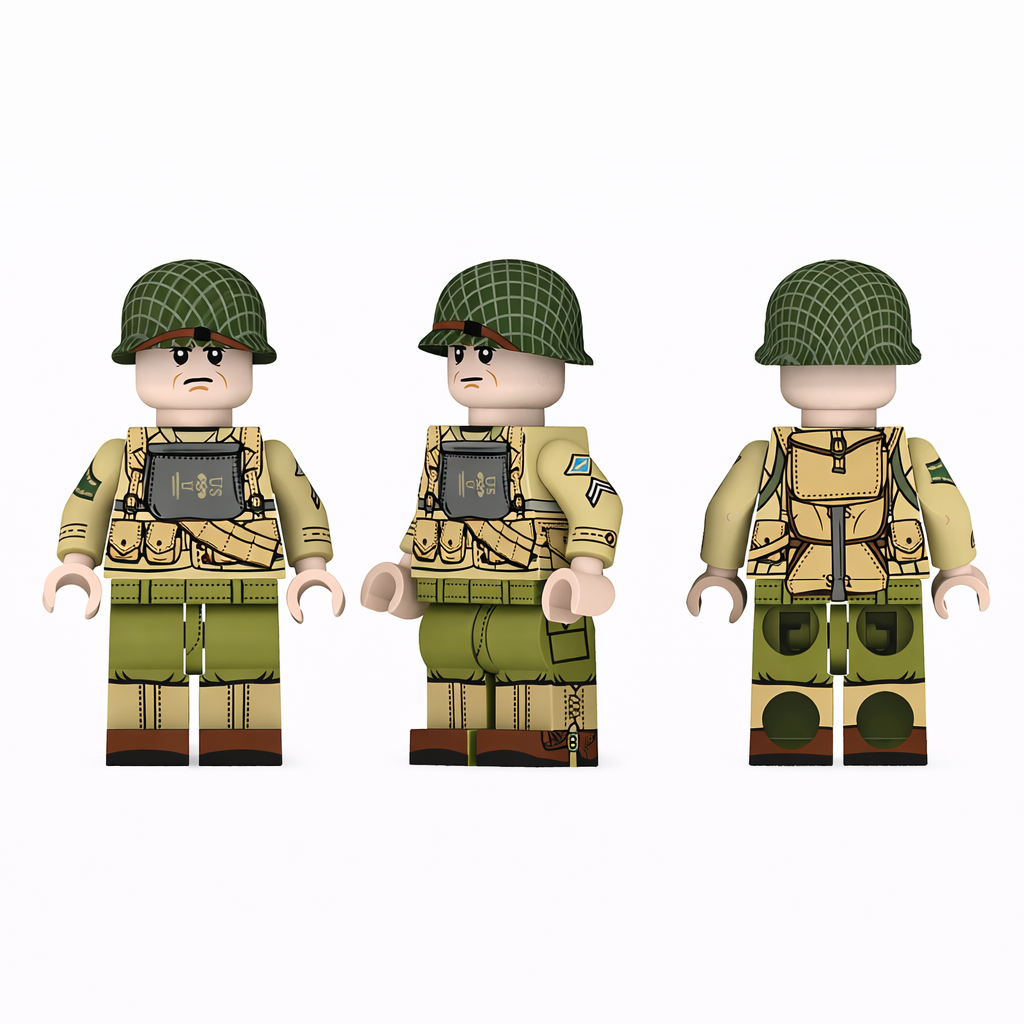 #7 WW2 US Army Corporal Minifigure