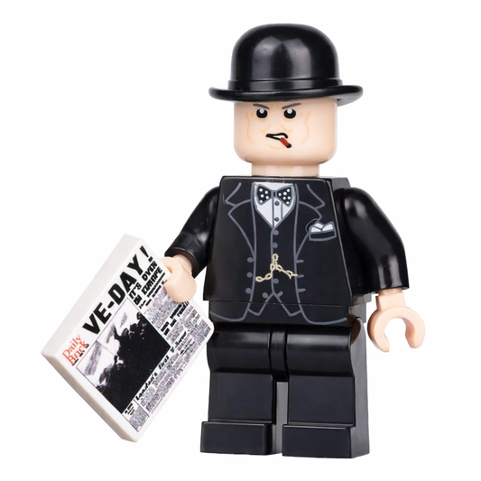 WW2 British Prime Minister Winston Churchill Minifigure