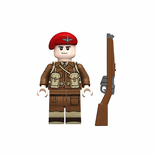 WW2 British Paratroopers Minifigure (Red Devils)