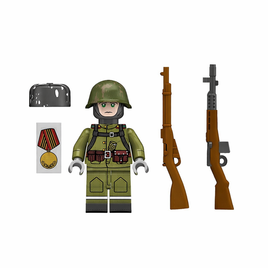 WW2 Soviet Union Infantry SVT40 Minifigure