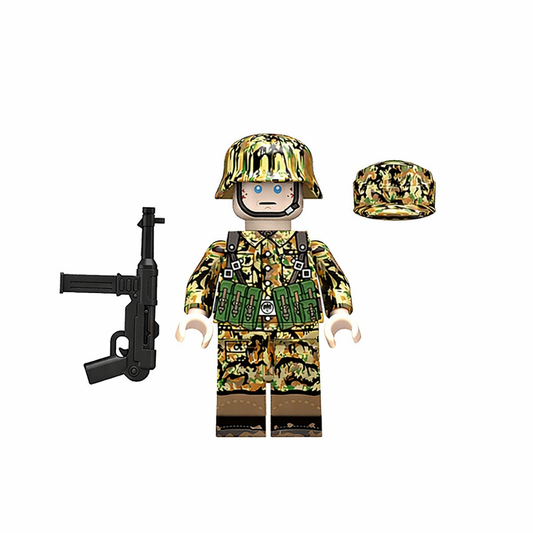 WW2 German Leibermuster Camo MP40 Minifigure