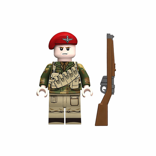 WW2 British Paratroopers Minifigure (Red Devils)