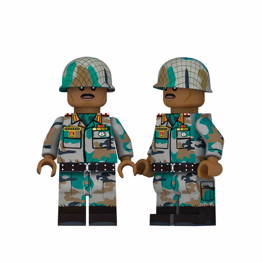 Modern Indian Army Border Officer Minifigure