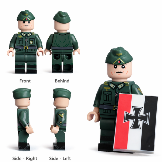 WW2 German Coastal Artillery Radio Operator Minifigure