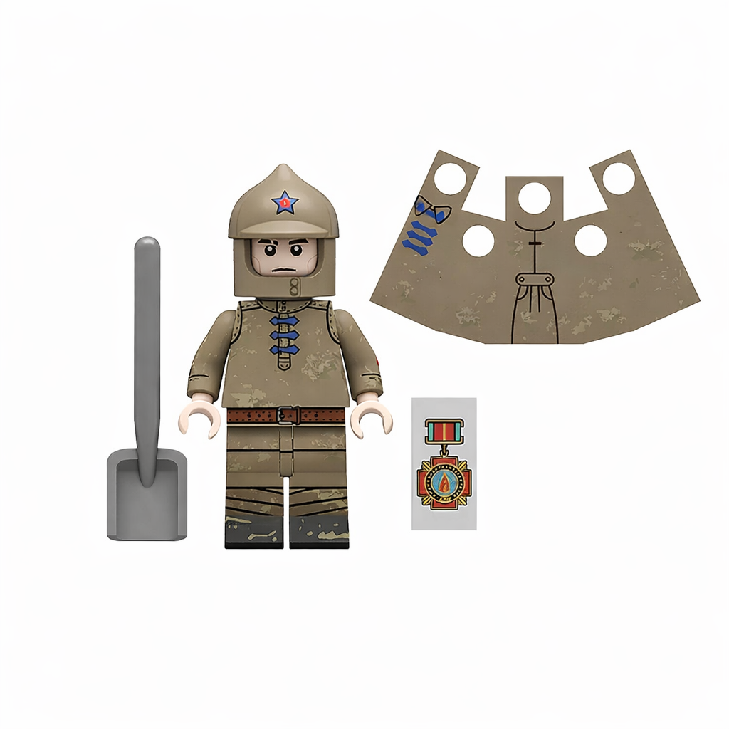 WW2 Soviet Road Construction Soldier