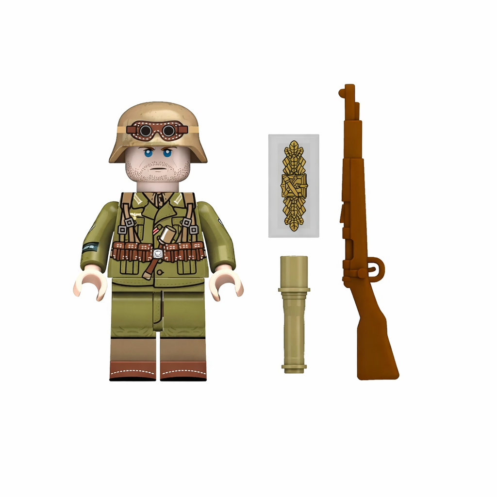 WW2 German North Africa 98k Rifleman Minifigure