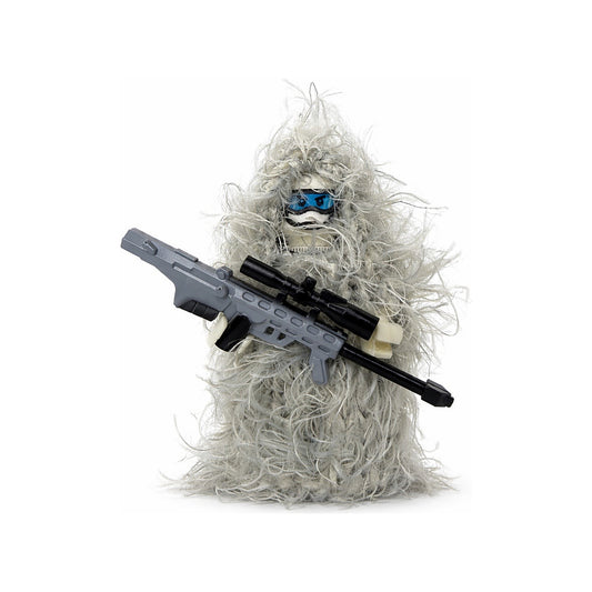 Modern Military Snow Ghillie Suit Minifigure