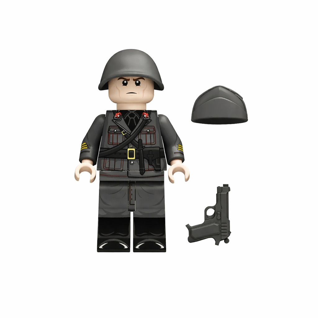 WW2 Italian Infantry Officer Beretta M34 pistol Minifigure