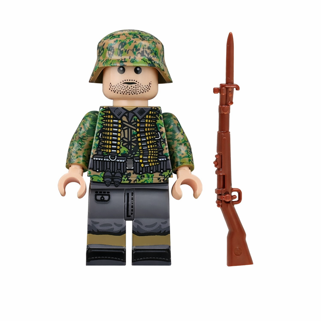 WW2 German Oak Spring MG Assistant Minifigure